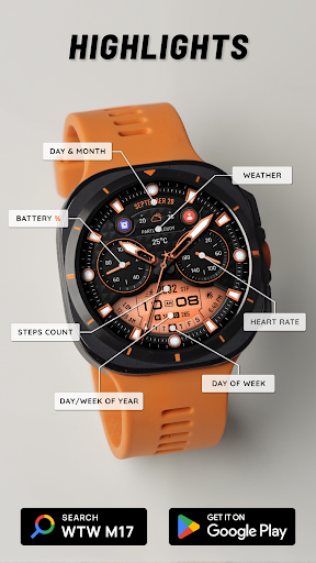 WTW M17 Hybrid Watch Face screenshot 2