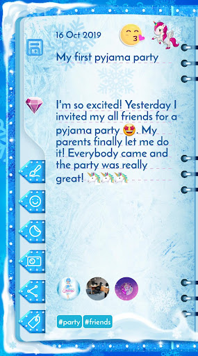 Winter Princess Diary: Lock screenshot 22