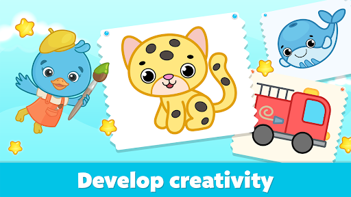 Coloring for Kids: Drawing 2-6 screenshot 11