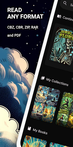 Comic Reader CBR, CBZ & PDF screenshot 1