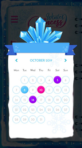 Winter Princess Diary: Lock screenshot 10