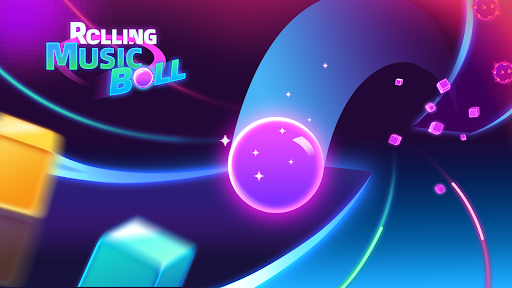 Rolling Music Ball: EDM Rush screenshot 1
