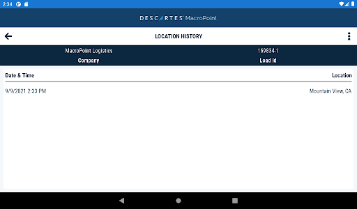 MacroPoint for Truckers screenshot 8