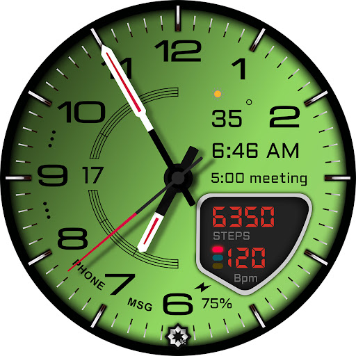 D355 Premium Watch Face screenshot 2